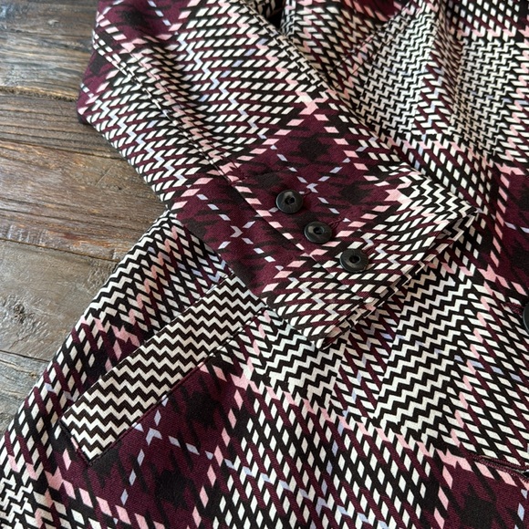 CABi Sovereign plaid trench coat EUC size small - Picture 8 of 13